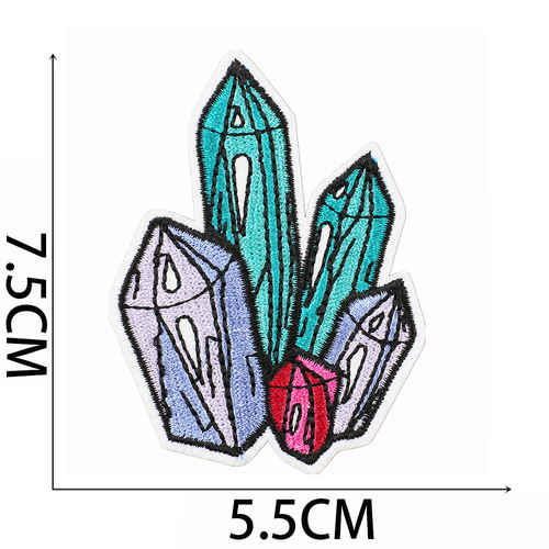 Xiao Tian Crystal Stone Embroidered Fabric Patch with Marvel Character, Computer Embroidered Label, Demon Eye Embroidery Patch, Ironing
