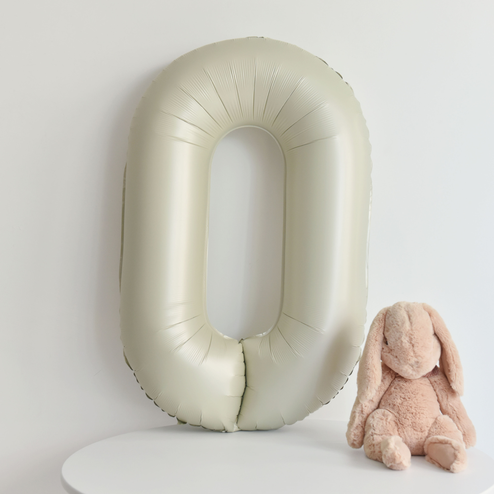 Ins globos digitales de color crema decoración de cumpleaños de bebé escena fiesta ambiente de cumpleaños accesorios de fotografía decoración