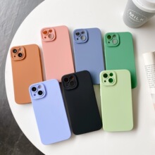 纯色瞳影适用iPhone13瞳眼手机壳12promax/11保护套苹果XR亲肤壳X