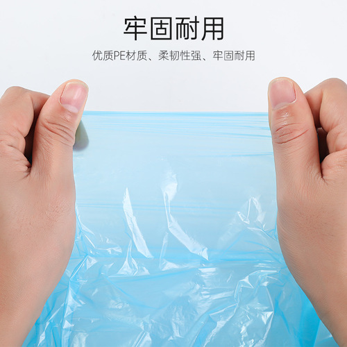 Factory wholesale 0.8 silk 20 pieces / roll single color pet garbage bag cat dog poop bag cleaning tool 