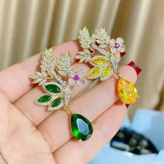新款花卉麦穗胸针 时尚气质高级感精美别致百搭胸花 工厂直供批发