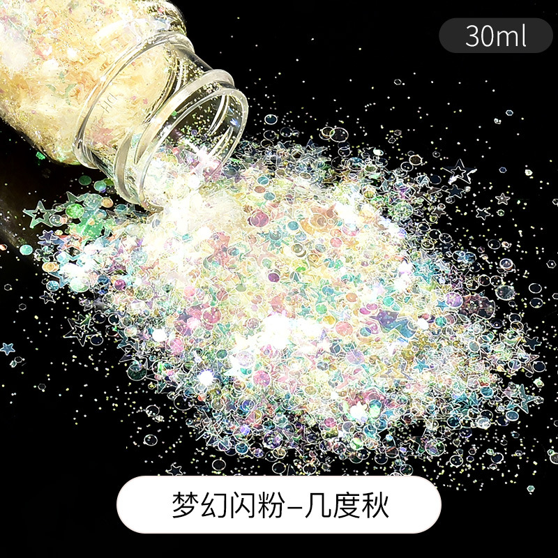 polvo brillante DIY material sequinilla goteo AB molde resina UV aceite Mahjong relleno joyas auriculares ilusión