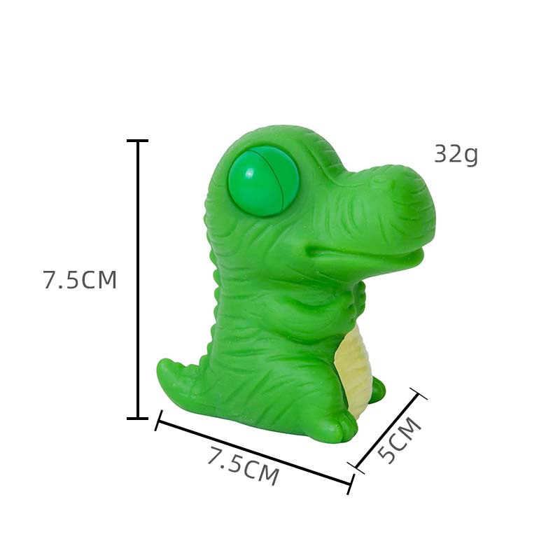 곁눈질 녹색 공룡