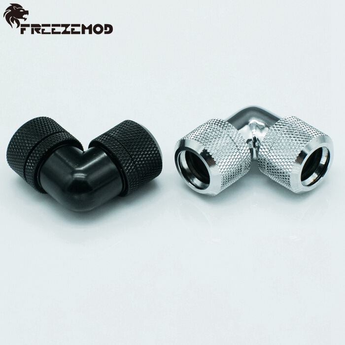 FREEZE YGKN-G90 1014 acrylic hard tube quick twist 90 degree double joint removable 3 ring seal