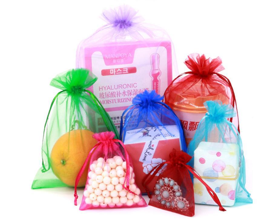 100pc Organza Jewelry Gift Candy Pouch B...