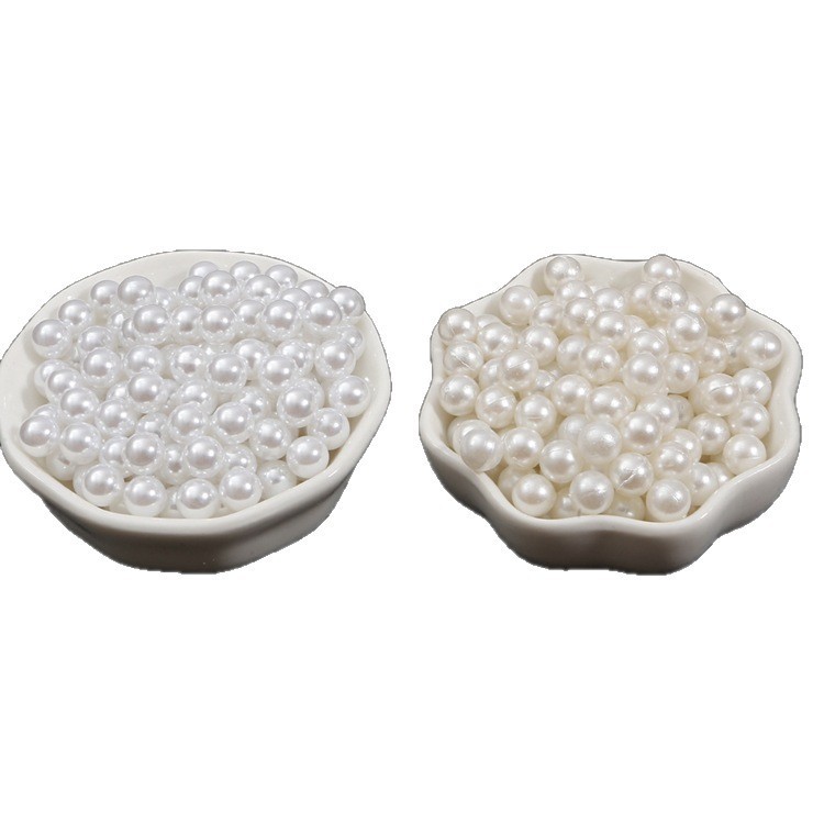 玻璃小灯泡仿珍珠澳白冷白色半孔散珠圆珠DIY饰品配件珍珠饰品|undefined