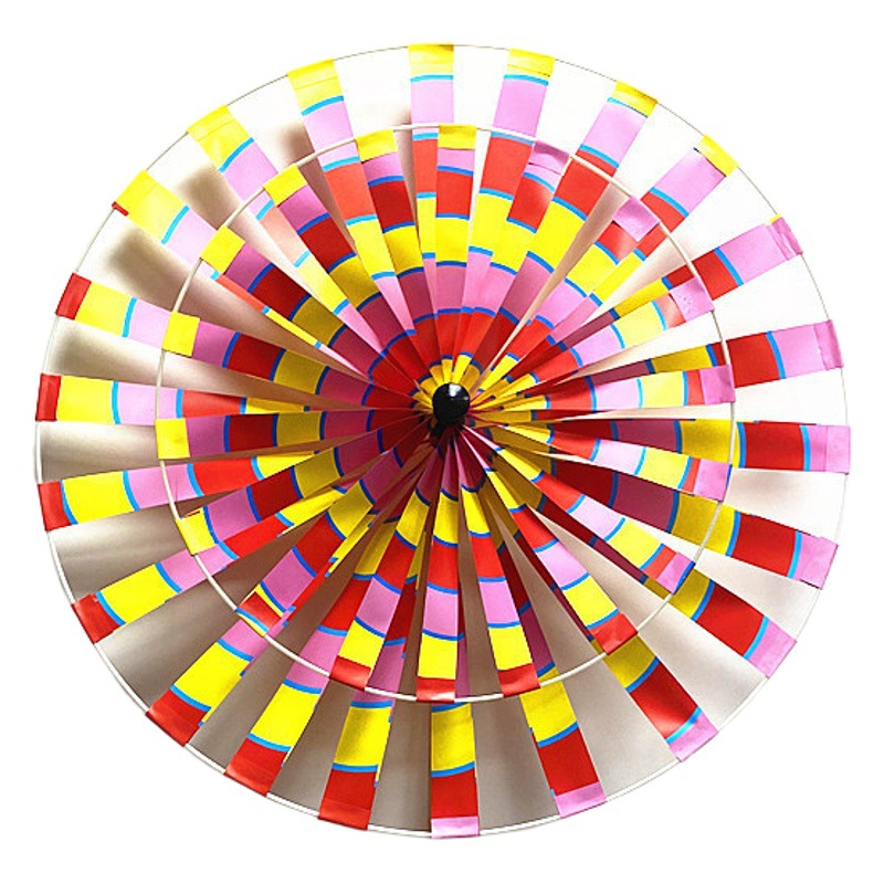 New Color Traditional Retro Children's Cartoon Colorful Bright Toy Windmill Plastic Park Stall Decoration Wholesale