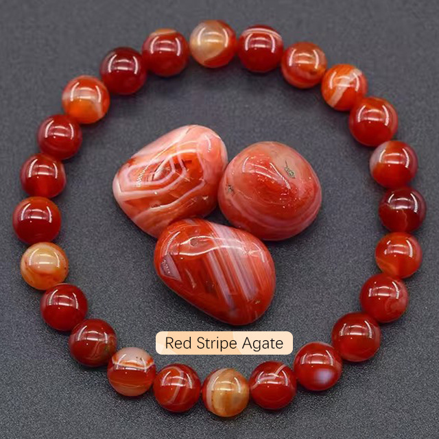 Red Stripe Agate