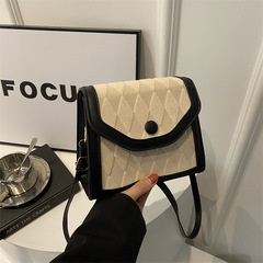 Elegant Diamond Pattern Small Square Women's Bag 2024 New Fashion Single Shoulder Bag Cross-border International Trade Distributor Oblique Crossbody Versatile Bag