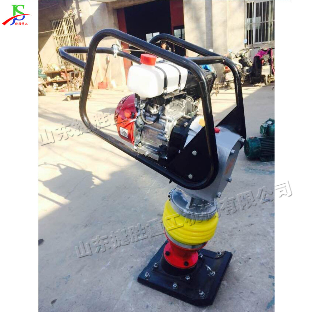 Máquina de apisonamiento de gasolina pequeña, maquinaria y equipo de construcción de cimientos de edificios, máquina de apisonamiento y niveladora de pavimento de hormigón asfáltico