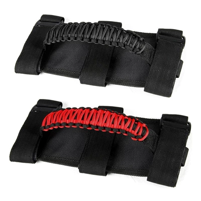 Armrest, handle, handle Auxiliary Handle, Roof Inner - braided-cord-style-single-red