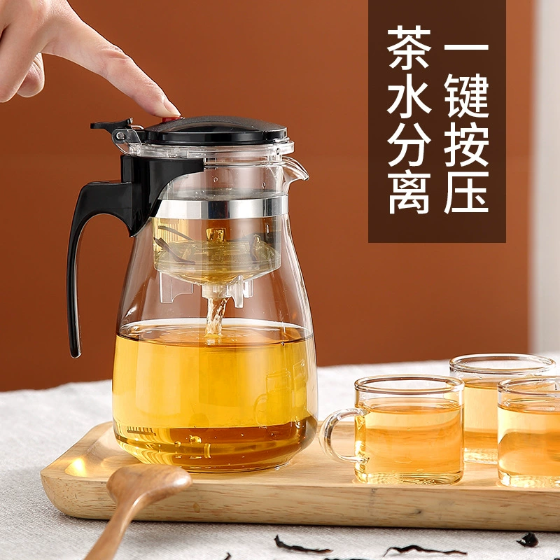 Teapot, glass tea cup, cigarette holder for home use, tea set
