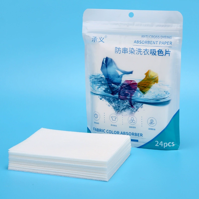 Анти-краситель для стирки, впитывающие листы для стирки, оптовая продажа, полотенца с защитой от красителя, бумага для смешивания цветов, семейный пакет, листы для стирки, впитывающие листы для стирки