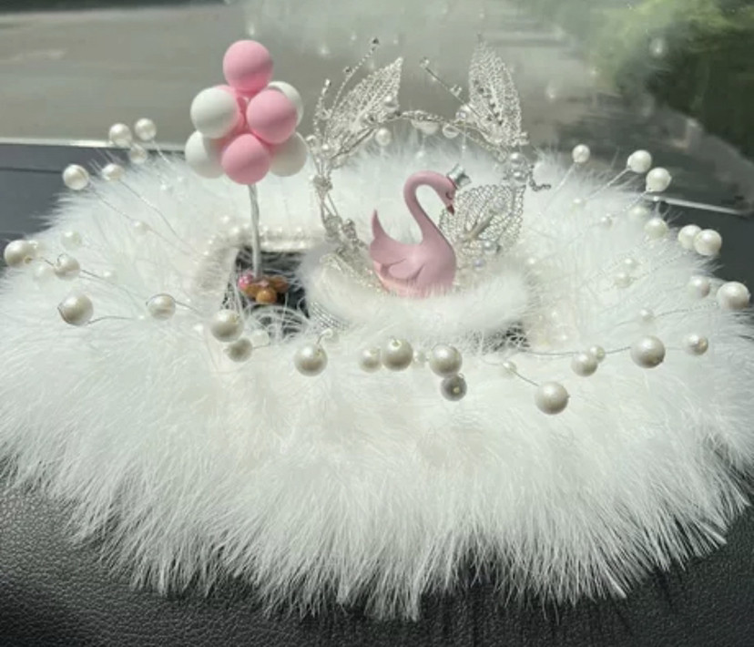 Decoraciones de automóviles Camellia creativa nueva consola central de verano joyas de automóviles chicas decoración de plástico