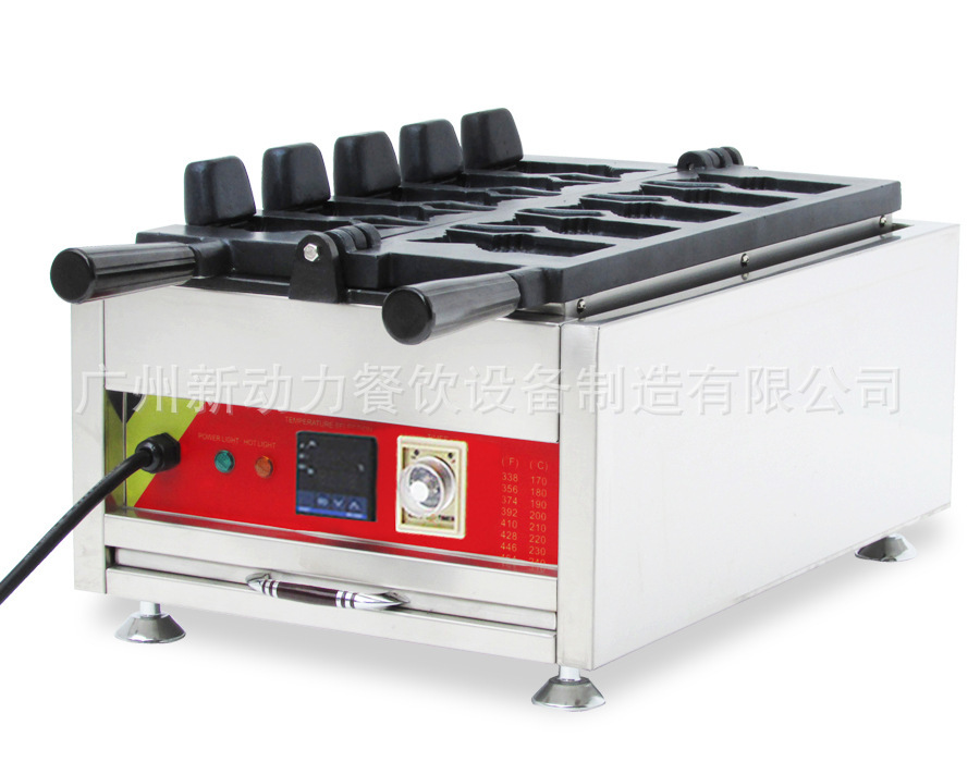 第二代数字显示温控冰淇淋钓鱼烧设备 烤鱼饼 开口鲷鱼烧机