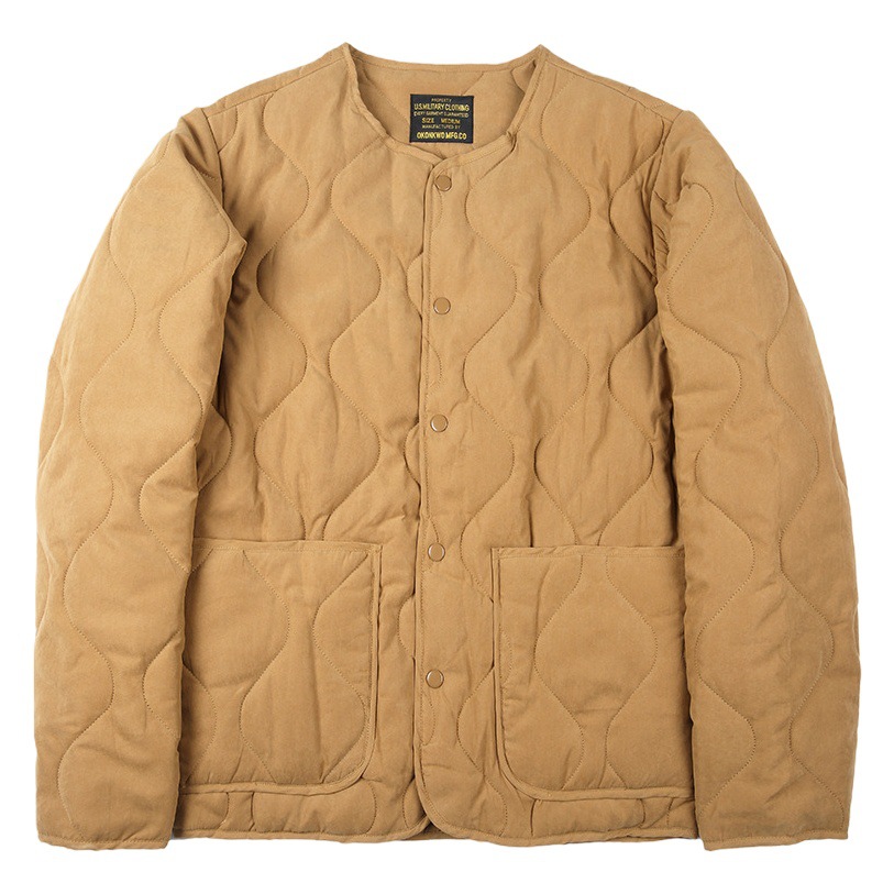 OKONKWO nuevo acolchado M65 forro chaqueta ameikaji vintage algodón acolchado chaqueta