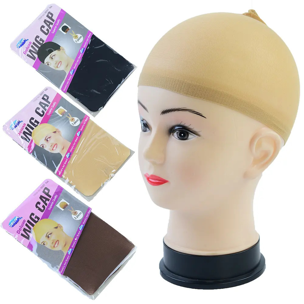 Factory Direct Sale of Hairnets: Skin-Colored Hairnets, One-Way Nylon Hair Caps, European and American Wigs, Black Net Caps