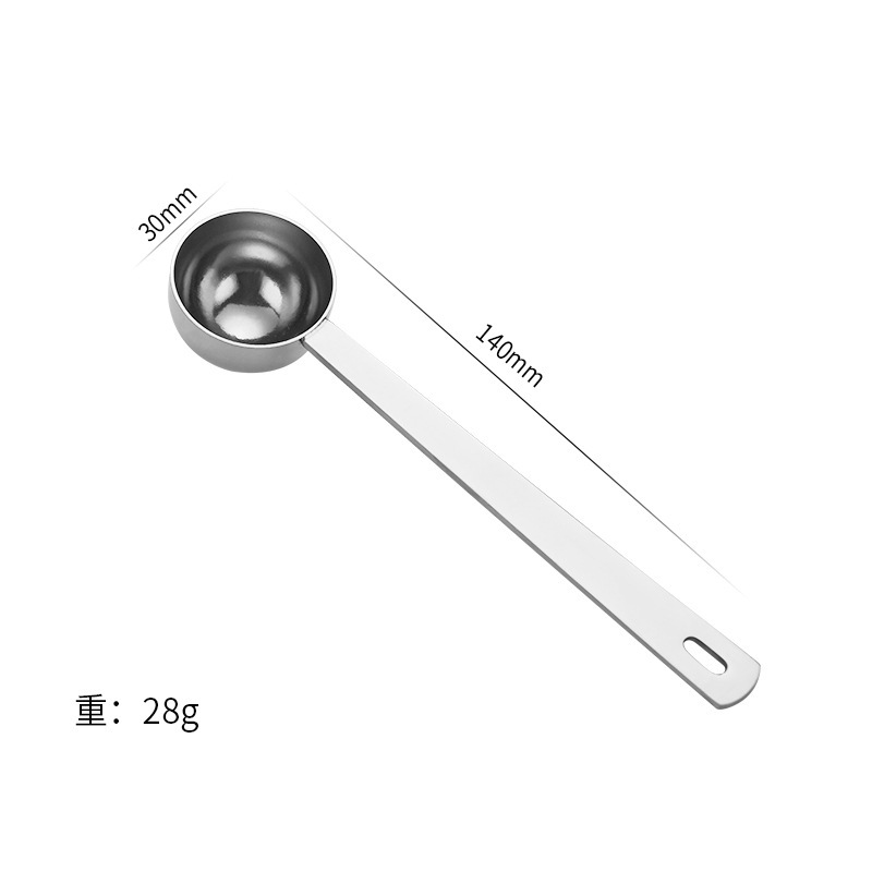 304 ステンレス鋼 5 ミリリットルに 30 ミリリットル計量スプーンコーヒー豆計量スプーンベーキング用品粉ミルクフルーツパウダースケール計量スプーン|undefined