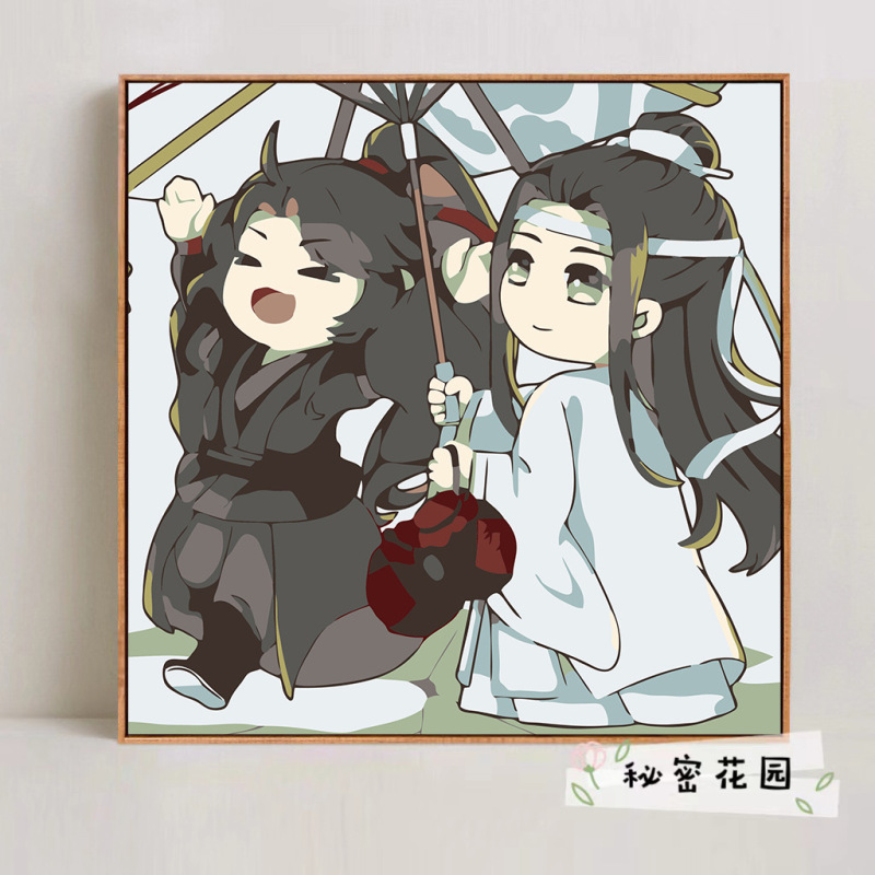 Moaodiantianguan デジタル油絵 diy 手作りデジタル着色漫画アニメーション減圧装飾画メーカー卸売|undefined