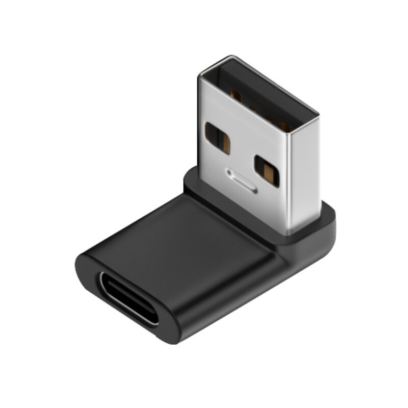 Usbotgアダプタtypec usb携帯電話充電変換器ノートパソコンusbメモリ90度エルボu型|undefined