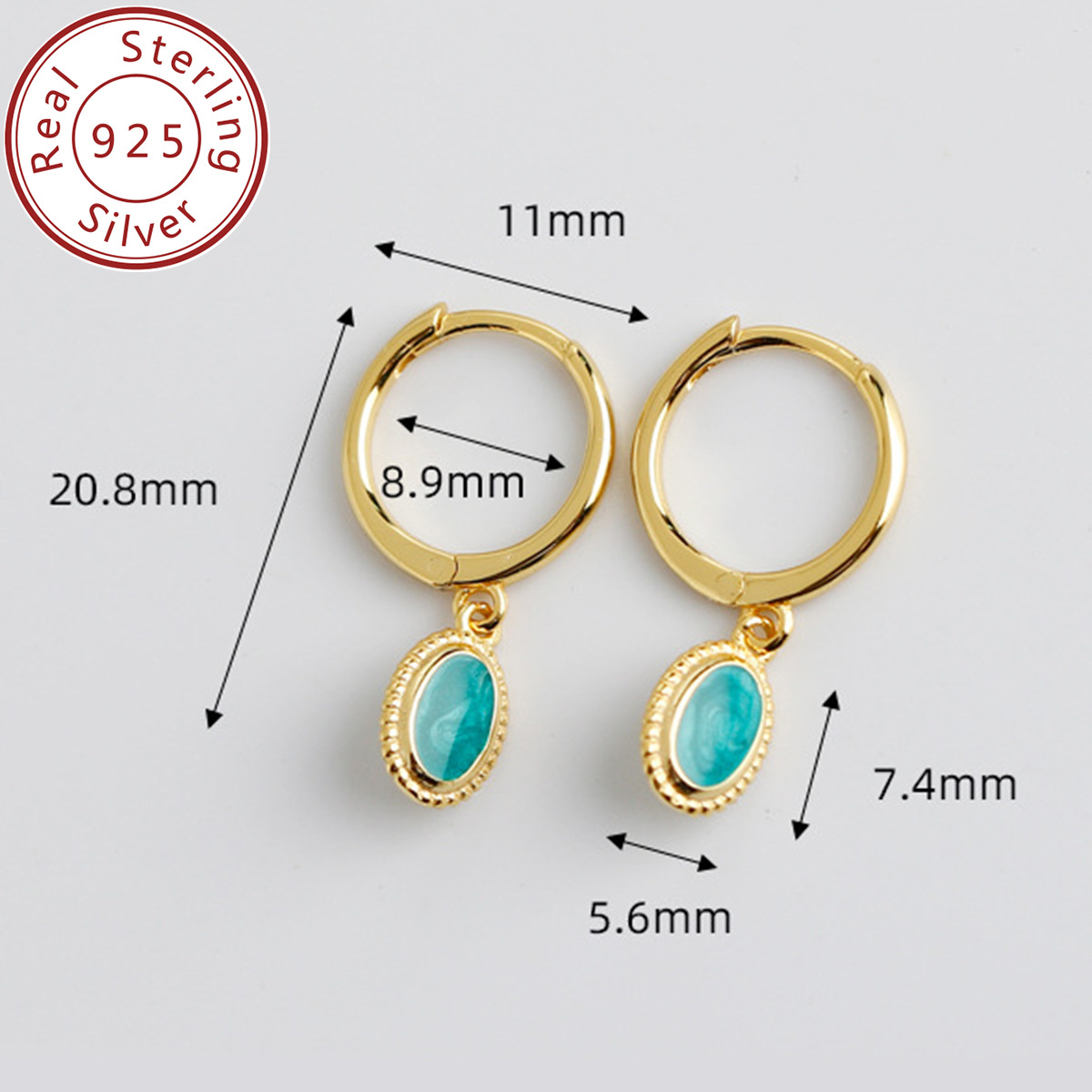 Holiday, Daily Occasion 925 Sterling Silver Material Geometric Pattern All Seasons Season 1 Pair 925 Sterling Silver 925 Sterling Silver Earrings Geometric Drop Earrings