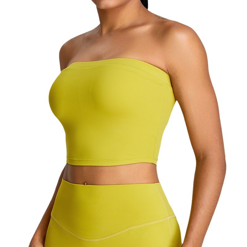 Primavera y verano nuevos sujetadores de yoga femeninos, ropa de yoga de moda, chaleco de acondicionamiento físico, ropa interior deportiva.