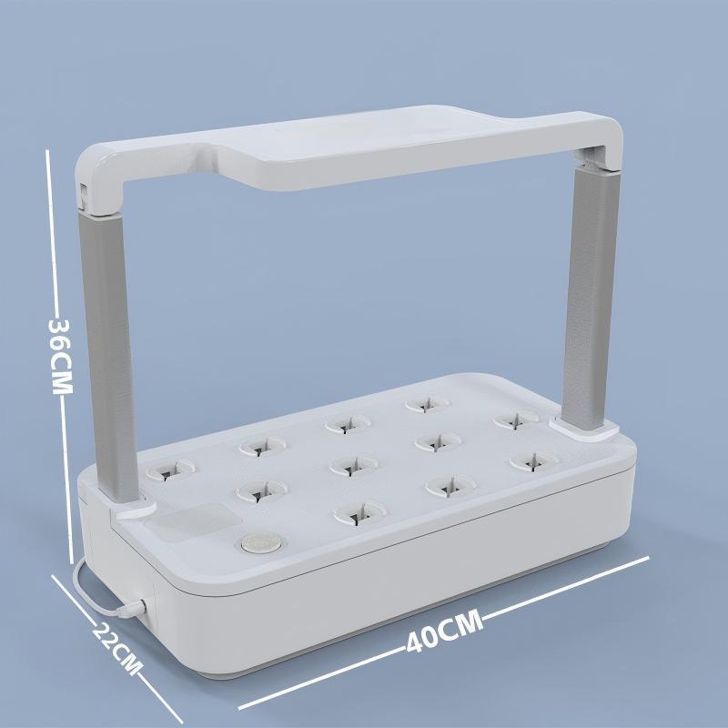 Amazon 3/6/8/12 hoyos LED de la planta de la máquina de plantación de la lámpara de crecimiento de la planta de interior cultivo sin suelo hidropónico