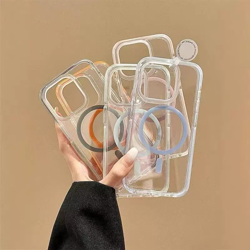 Корейская минималистская прозрачная оболочка подходит для Apple 16promax чехол для телефона 14 премиум-класса 13Pro пара 15pro новый