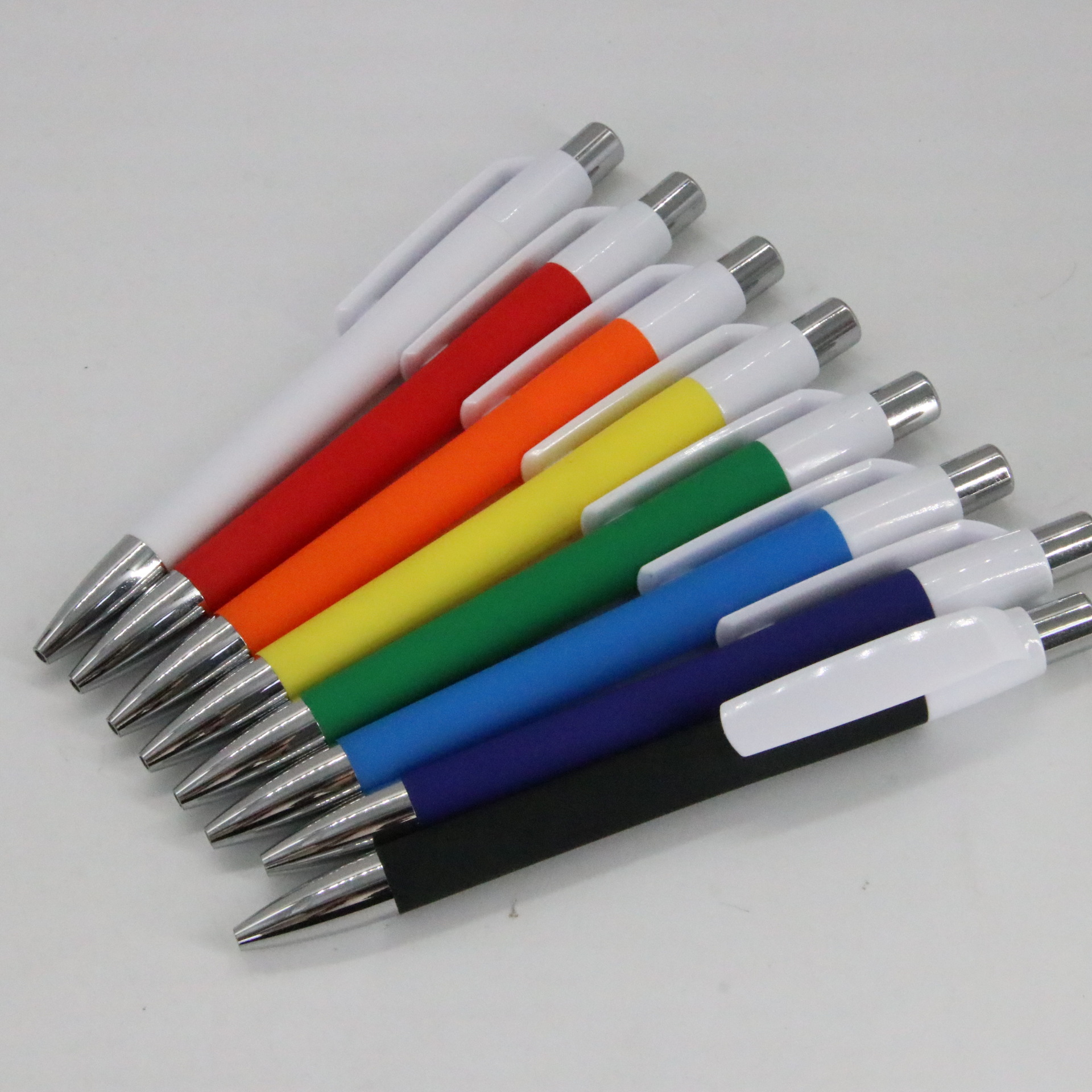 Venta directa de fábrica, bolígrafo publicitario, bolígrafo de presión, uso publicitario para regalos, se puede imprimir el logotipo