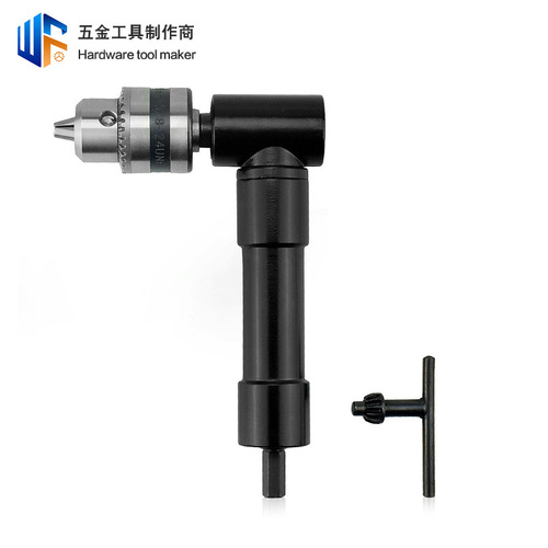 Cross-border electric hand drill three-claw chuck right angle drilling power tool accessories wholesale 90 degree corner drilling corner tool