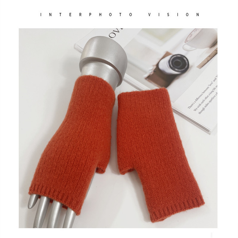 Demi-season keep warm fashionable trend cute Japanese solid color…