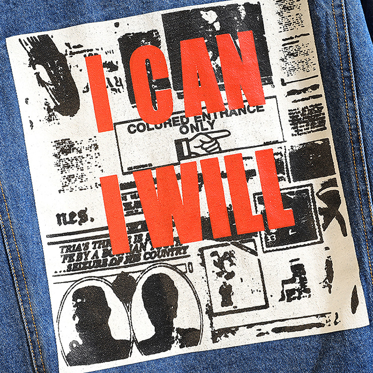 Spring and Autumn Youth Men's Denim Jacket Casual Student Trend Printing Versatile Coat_voghion.com