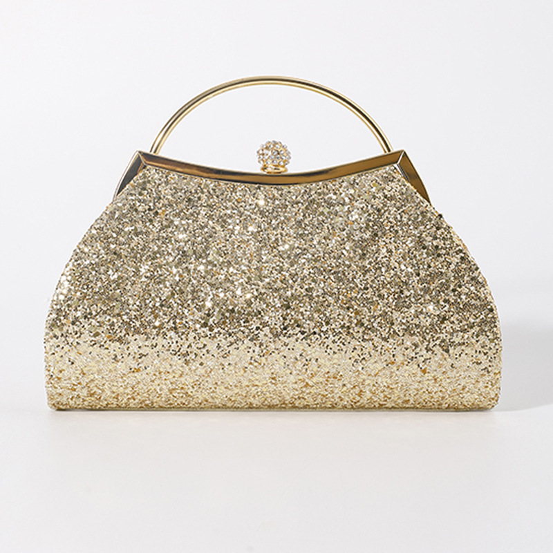 Women's Sparkling Diamond Crown Evening Clutch Bag Wedding Gift_voghion.com