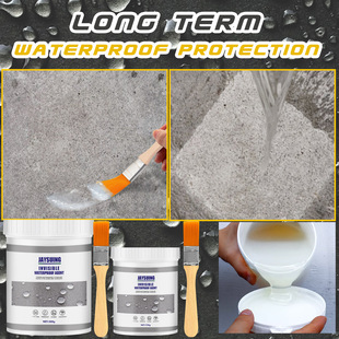 Jaysuing Transparent Waterproof Glue Sealant Bathroom Kitchen Brick-Free Waterproof Coating Exterior Wall Roof Leak-Proof