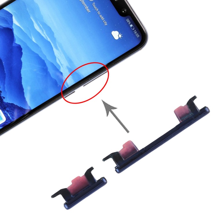 Para Huawei Mate 20 Lite Botón de volumen de arranque / Botón lateral