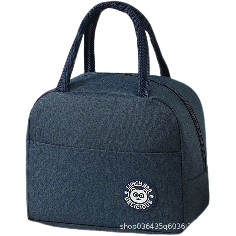 Bolsa de la caja de almuerzo bolsa de almuerzo con aislamiento de papel de aluminio portátil estudiante de escuela primaria caja de almuerzo bolsa de almacenamiento bolsa de almuerzo de trabajador de oficina entrega de una pieza