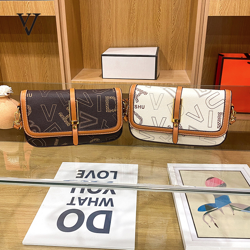 New Beauty Color Contrasting High Quality Women's Shoulder Bag, Internet Celebrity Live Streaming Diagonal Cross Small_voghion.com