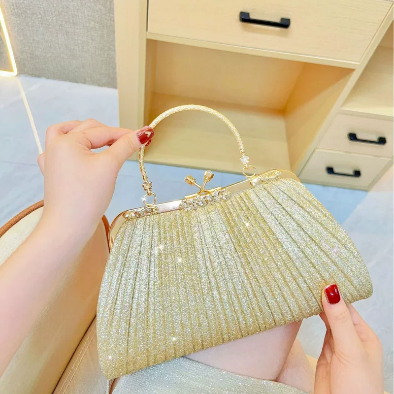 Small clutch bag, one-shoulder bag, shoulder bag, cheongsam, (Cross-border trading), food bag