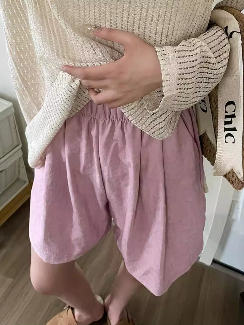 Summer shorts, white trousers, A-line