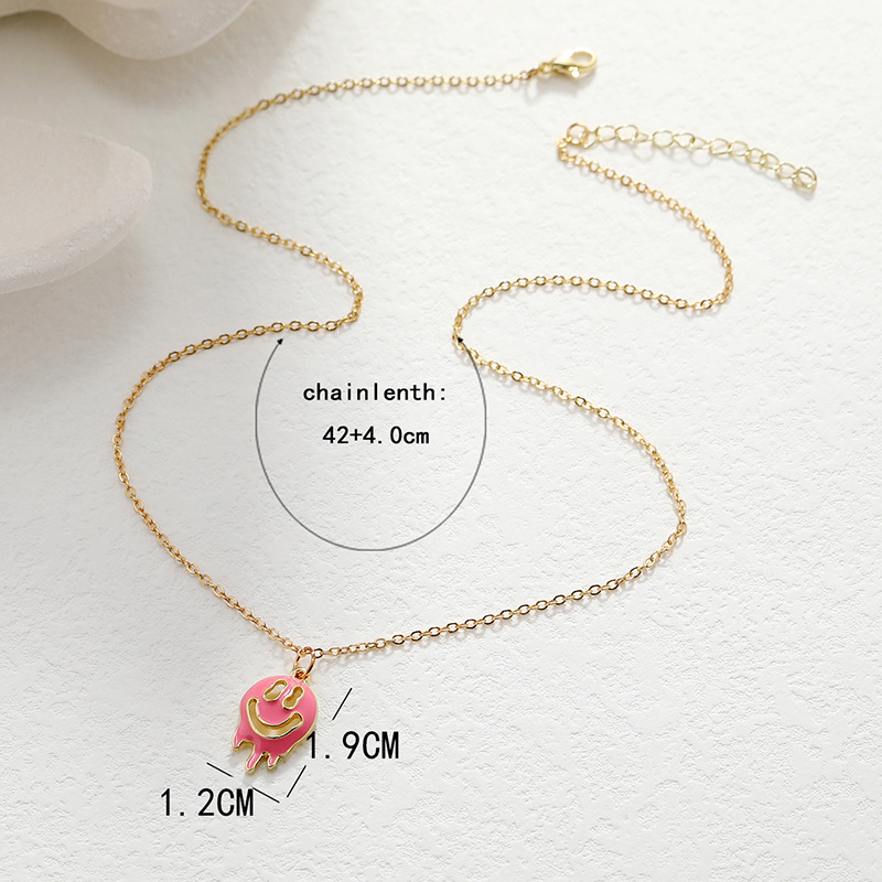 new fashion funny necklace hollow oil dripping ghost necklace