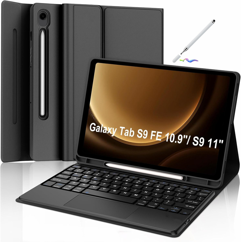 Suitable for Samsung S11 Tablet Protective Case A11Plus Leather Case S10Lite Touch Bluetooth Keyboard A9+ Magnetic Pen Suitable for Samsung S11 Tablet Protective Case A11Plus Leather Case S10Lite Touch Bluetooth Keyboard A9+ Magnetic Pen