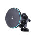New car wireless charger mobile phone holder cross-border English packaging car breathing light magnetic suction wireless charging