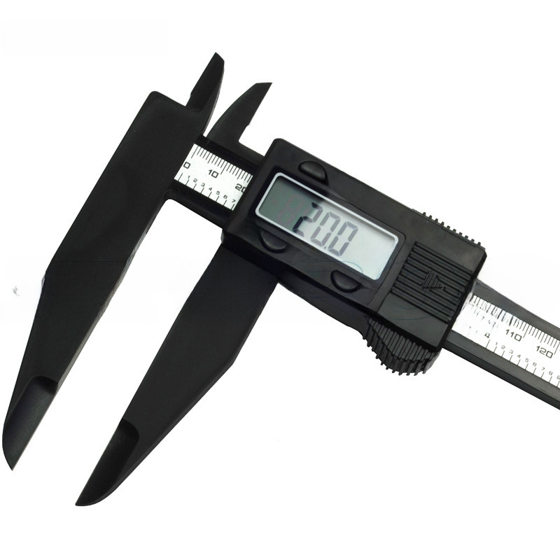 Holder carbon electronic number showing the calibration card ruler…