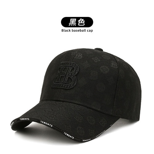 2024 spring and summer hats for women, fashionable Korean baseball caps, peaked caps, hard-top hats, summer sun protection hats for men, wholesale