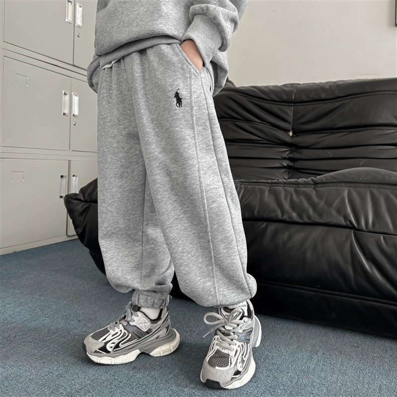 Детские свободные брюки, флис Velvet Austrian (430 г/550 г) и легкая осень, ростовки 110–180 см