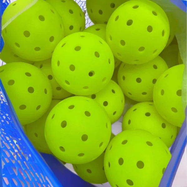 Wholesale Professional Pe Competition Roto-Molded Pickleball 40-Hole 74mm Frosted Durable Competition Pickleball - Defective Ball