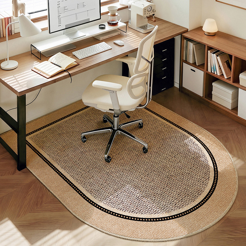 Dajiang Premium Selection Computer Chair Mat, Non-Slip and Wear-Resistant, Study Desk Swivel Chair Mat, Arched Living Room Bedroom Bedside Rug Dajiang Premium Selection Computer Chair Mat, Non-Slip and Wear-Resistant, Study Desk Swivel Chair Mat, Arched Living Room Bedroom Bedside Rug
