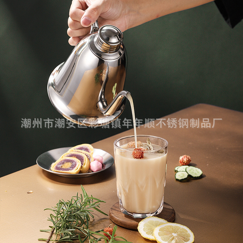 부엌 기름 병 기름 탱크 스테인리스 기름 냄비 차가운 주전자 가정용 유도 쿠커 주전자 간장 냄비 식초 병 주전자