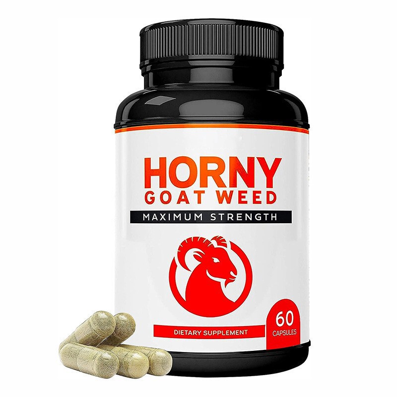 Cross-Border Supply of Horny Goat Weed Supplement, 60 Capsules, Label Can Be Changed