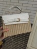 Straw summer Japanese handheld one-shoulder bag, purse